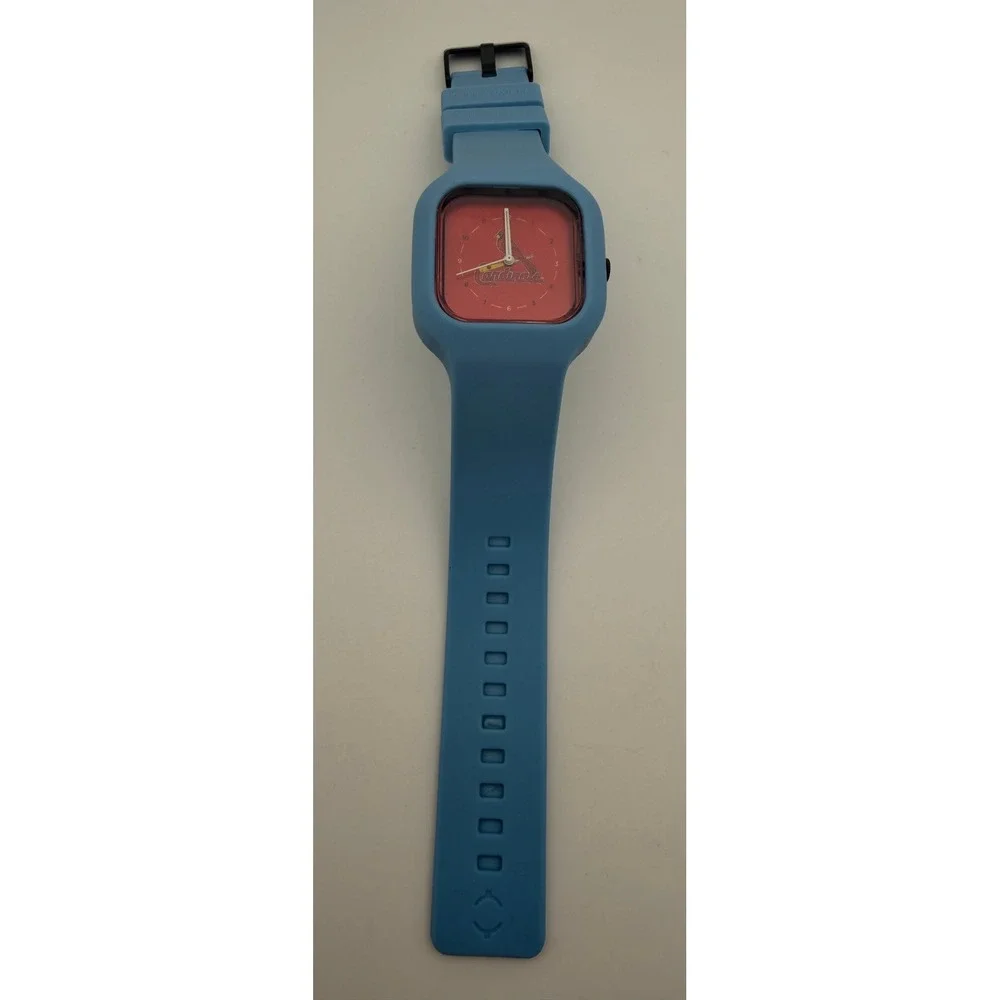 Modify Watches St Louis Cardinals MLB Sport Watch Blue Silicone Strap Red Dial